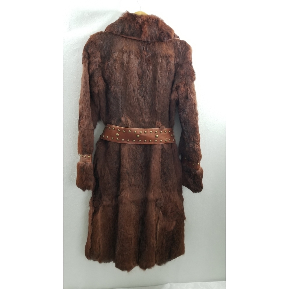 Med Full Length Fur Coat - Picture 3 of 9